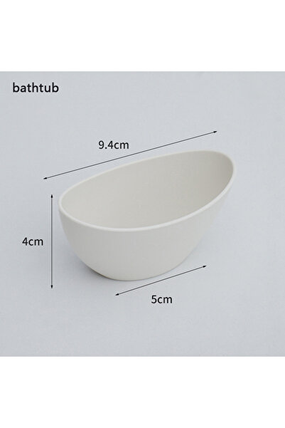 Choice نموذج محاكاة حوض غسيل ومرحاض لبيت الدمية بحجم A4 1/12، ديكور حمام بيت ...