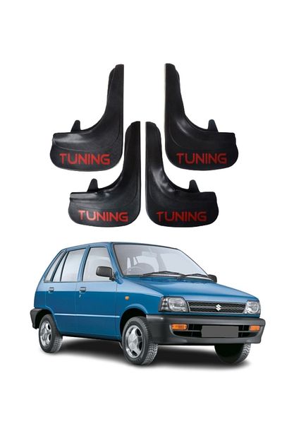 SONİKON LİNE Suziki Maruti Compatible Tuning Written 4-Piece Dust Cover Mudguard Mudguard Modified