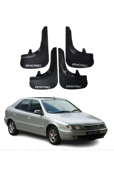 SONİKON LİNE Citroen Xsara Compatible Racing Written 4-Piece Dust Cover Mudguard Mudguard Modified