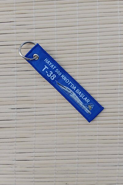 İZMİR ASKERİ MALZEME الحياة تضرب في 500 عقدة T-38 سلسلة مفاتيح قماش ناكيس بال...