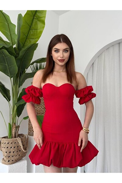 Kokosh moda DRESSIFY MODĂ FEMININĂ Rochie fără bretele Peyda
