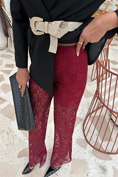 buğrahayalin Lined Lace Trousers 0081