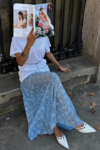 My Reality Fashion Maxi Lace Skirt 4047