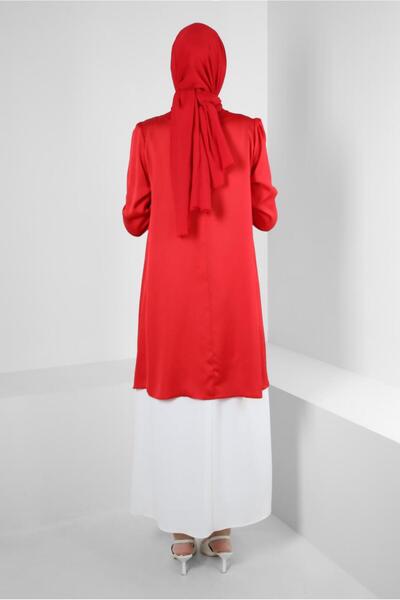 Alvina ACCESSORY DETAILED SATIN TUNIC 43523