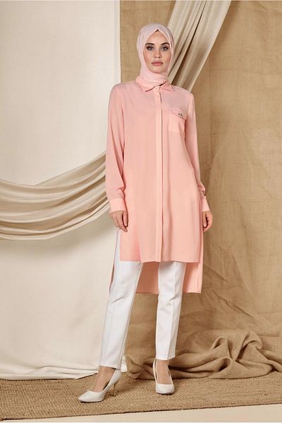 Alvina Asymetric Cut Tunic 4884