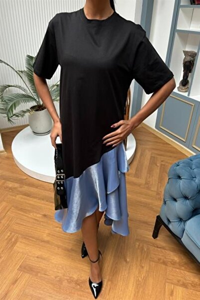 buğrahayalin Flounced Single Jersey Dress 2864