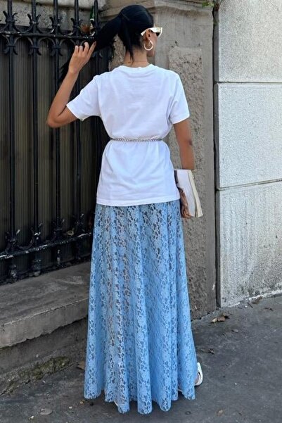 Kokosh moda DRESSIFY MODĂ FEMININĂ Fustă Maxi din Dantelă 4047