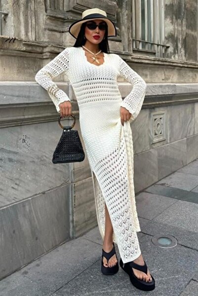 Bijuterria Rochie spaniolă cu mâneci cu detalii ajurate Kendim Fashion 2840