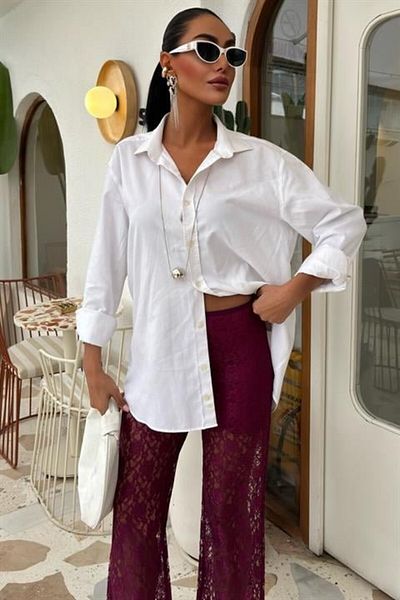 Kaplan Mra Fashion Lined Lace Trousers 0081
