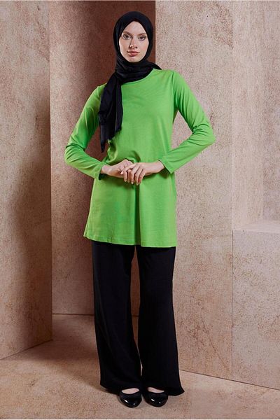 Alvina 44644 MoDel Plain Hijab Tunic
