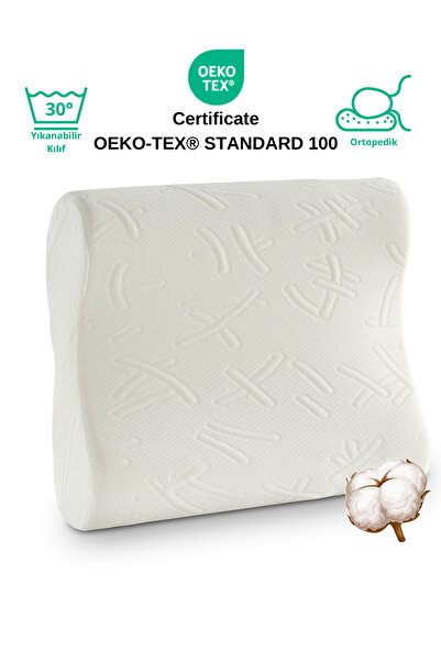 Rudu Pernă ortopedică integrală din viscoelasticiu cu două fețe - cu suport p...