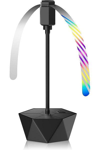 fulina Food Fan with Flexible Goose-Neck Blades, Portable Battery Powered,for Home Restaurant Party Picnic