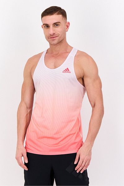 adidas Men Sportswear Fit Sleeveless Training Vest, Coral