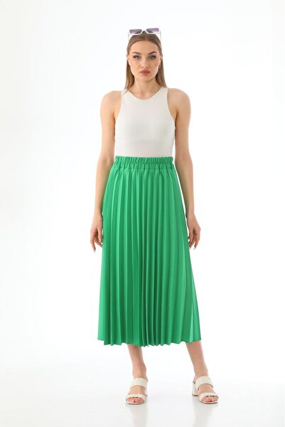 Marvella By Rasha Plain plessite skirt