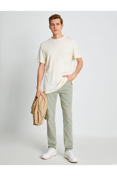 Koton Slim Fit Basic Trousers with 5 Pockets