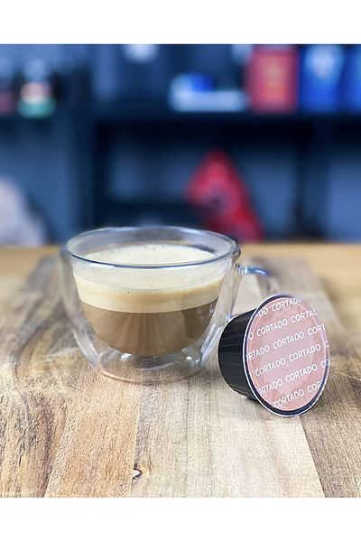 La Capsuleria Cortado, 16 capsule compatibile Dolce Gusto,