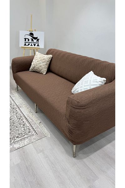BONJOUR MADAME Seat Cover 3.3.1.1 Seat Cover Jacquard Lycra Fabric. Home Textile Sofa Cover Set