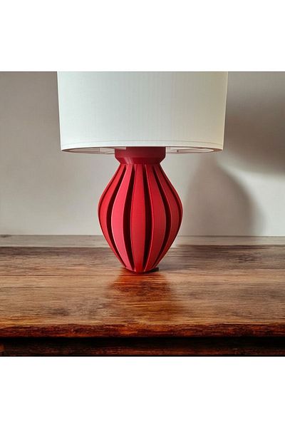 teknotrust Velura Model Lampshade Bulb Gift Night Lamp Table Top Home Gift