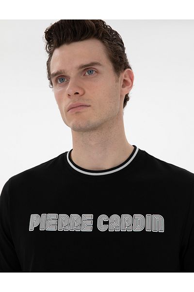 Pierre Cardin PİERRE CARDİN ΑΝΔΡΙΚΟ ΠΟΔΗΛΑΤΟ ΜΠΟΥΚΑΛΑ ΜΕ ΣΤΑΥΡΟ 100% ΒΑΜΒΑΚΙ ΜΑΥΡΟ ΜΠΟΥΚΑΛΑ
