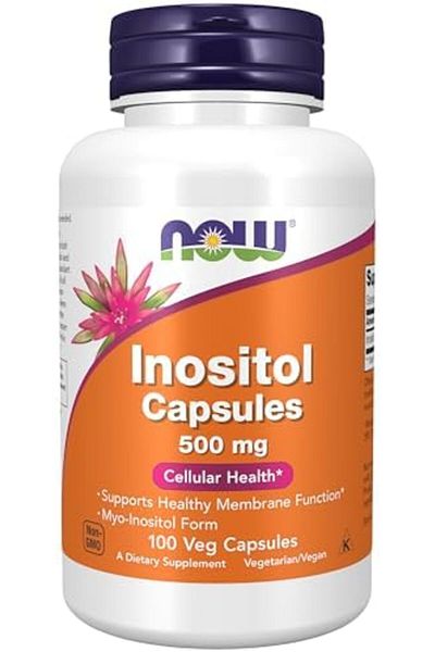 Now Now Foods, Inositol Capsules, 500 mg, 100 Capsules