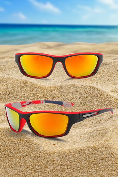 JUDAS G28 Polarized Driving Sports Activity Sunglasses - Mirrored Glass