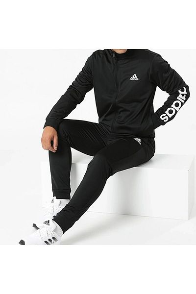 adidas M Lin Tr Tt Ts Men's Casual Tracksuit Set GK9654 Black