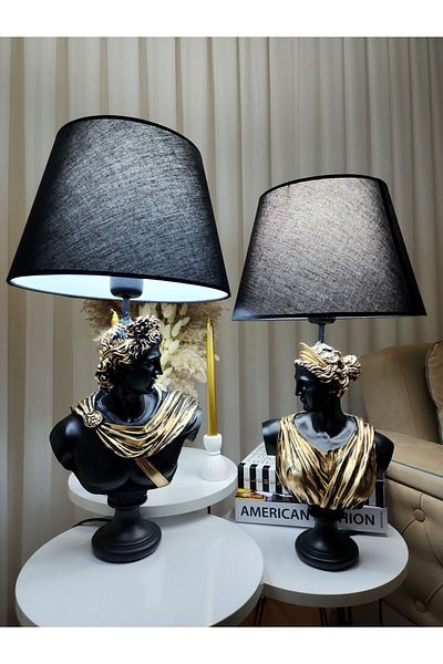 teknotrust Decorative Greek God Apollo Aphrodite Lampshade Figurine