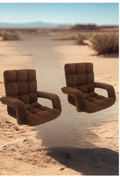 smart home طقم كراسي تخييم يتكون من كرسيان , كرسي بظهر قابل للتعديل مع مسند زراع