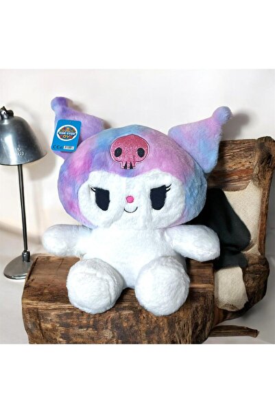 onestophub Kuromi-Gotik Peluş-Kawaii Oyuncak Tatlı Sevimli Uyku Arkadaşı 40 CM