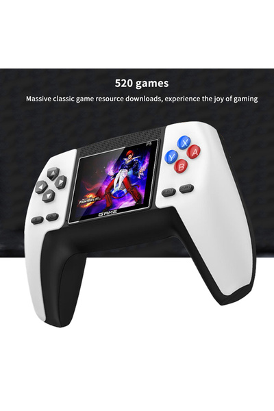ErginGroup P5 Şarjlı Retro Mini Taşınabilir El Atari 500 Oyun Konsolu Süper M...