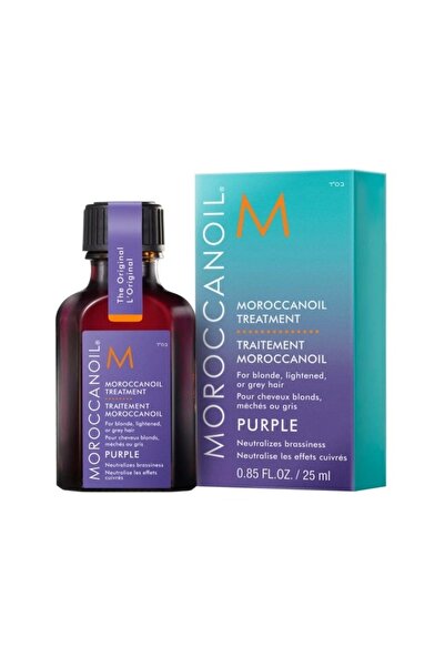 Moroccanoil Tratament, ulei violet pentru par blond si gri Treatment Purple Oil 25 ml