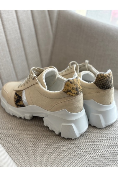 Leather Tenisi Bej