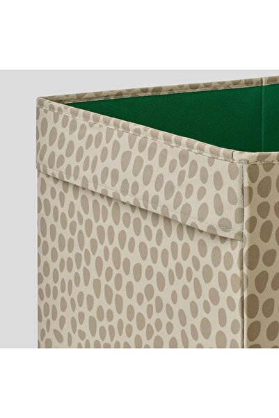 IKEA Kaliteli Çok Amaçlı Düzenleme Kutusu 55x33x33 Cm İkea Saklama Kutusu Polyester Bej Düzenleyici