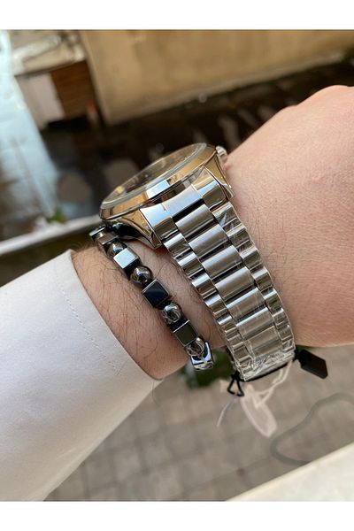 Reward Men's Automatic Wristwatch - Steel Silver, Waterproof