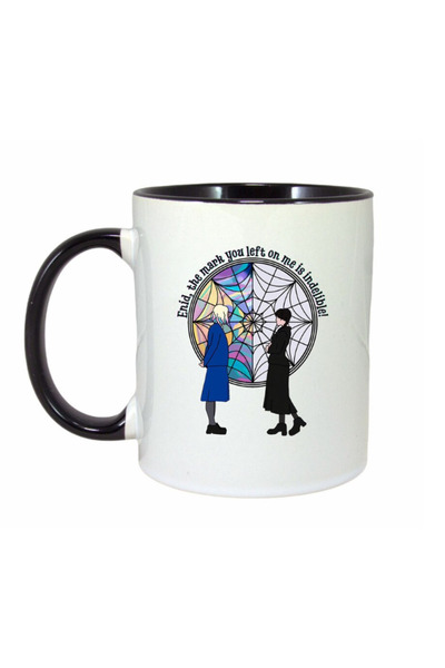 OEM Εξατομικευμένη κούπα Τετάρτης με μαύρη λαβή, INOVATIX®. 330ml