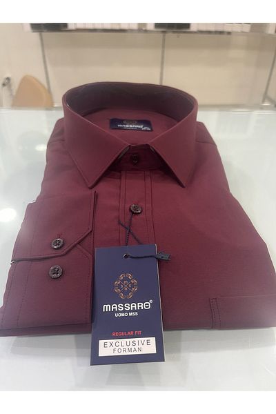 MASSARO King Size Cotton Shirt