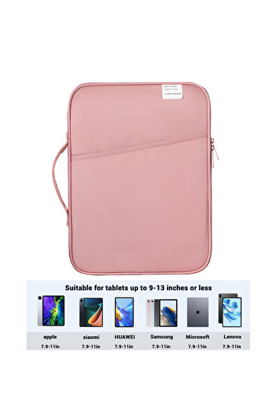 Choice 11in portable pink Tablet Handbag Case 9-11inch For iPad Air 4 5 Pro 11 Mini 5 6 iPad Case For XiaoM