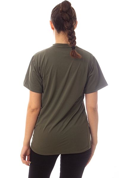 İZMİR ASKERİ MALZEME Short Sleeve Green Color Round Collar Microfiber Thermal Iclik Tisort
