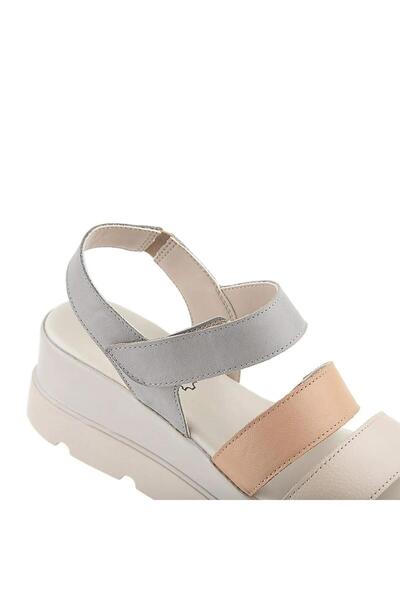 Hush Puppies Sandale de damă Podporo din piele naturală albastră