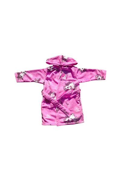 UNICORN Halat de baie pentru copii, gluga si buzunare laterale, multicolor, varsta 7-8 ani, Unicorn