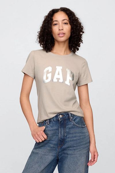 GAP Tricou clasic pentru femei cu logo V-SS