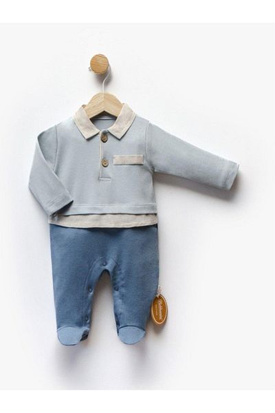 Flexi Baby Boy Buttoned Overall Salopette