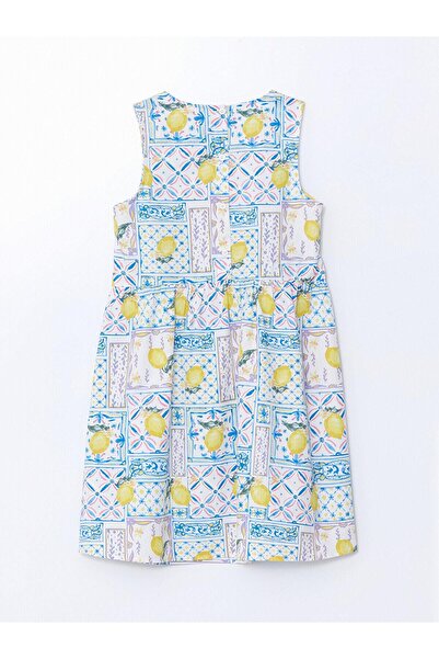 LC Waikiki Κοριτσίστικο φόρεμα με λαιμόκοψη LCW