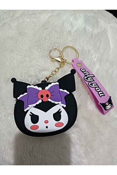 mertfigur Sanrio Kuromi My Melody Hello Kitty силиконов ключодържател с портмоне