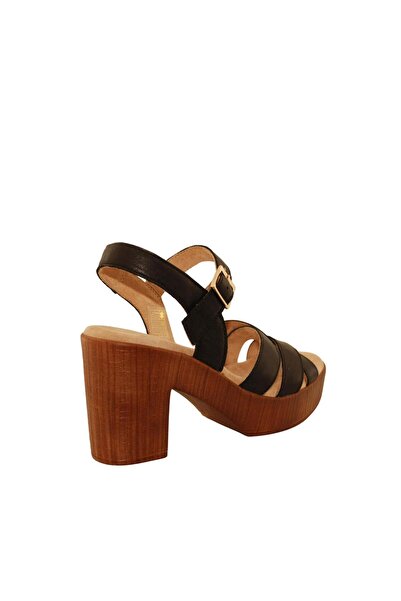 Hush Puppies Aviat 624236 Genuine Leather Women's Sandals Black