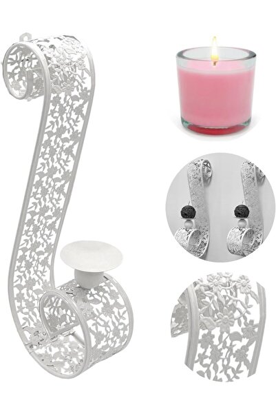 Souq DESIGNS مجموعة من حاملي الشموع العربية المثبتة على الحائط، مكونة من قطعت...