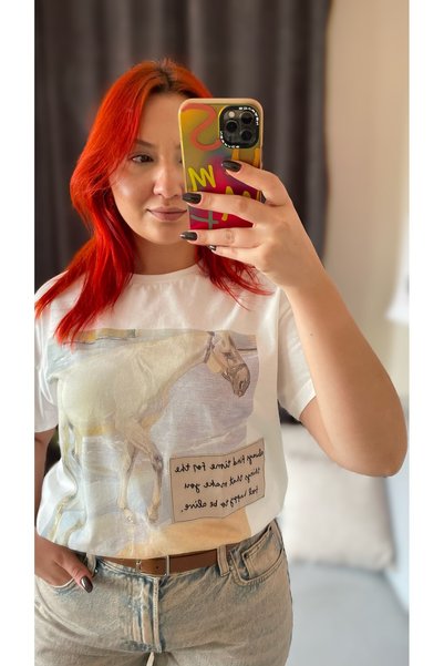 Tumtum Wear Embroidered Printed Oversize Tshirt
