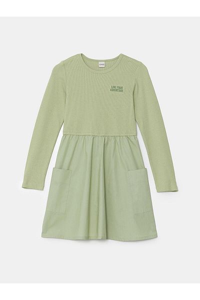 LC Waikiki LCW Crew Neck Girl's Dress