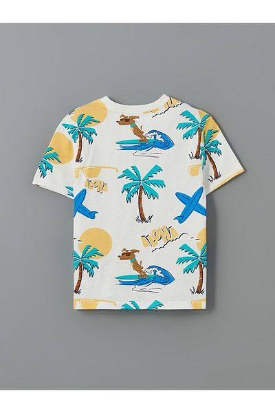 LC Waikiki Lcw Crew Neck Printed Boys' T-Shirt