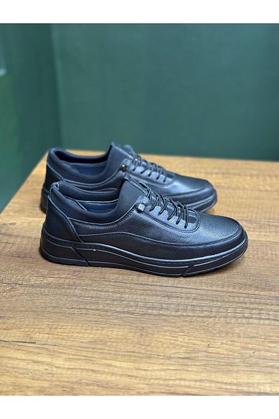 nuaA Pantofi casual pentru bărbați, fără șireturi, din piele naturală, cu toc, pantofi ușori complet ortopedici